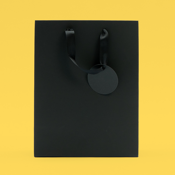 Black Kraft Large Gift Bag