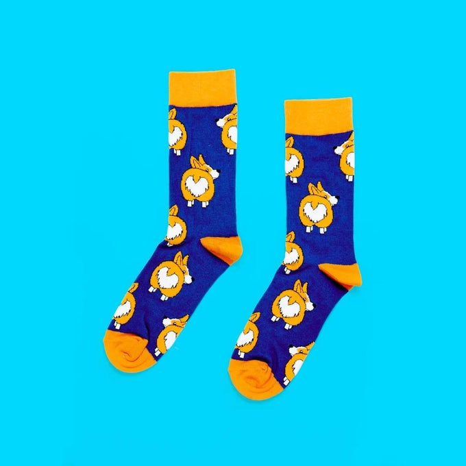 Corgis Bum Socks