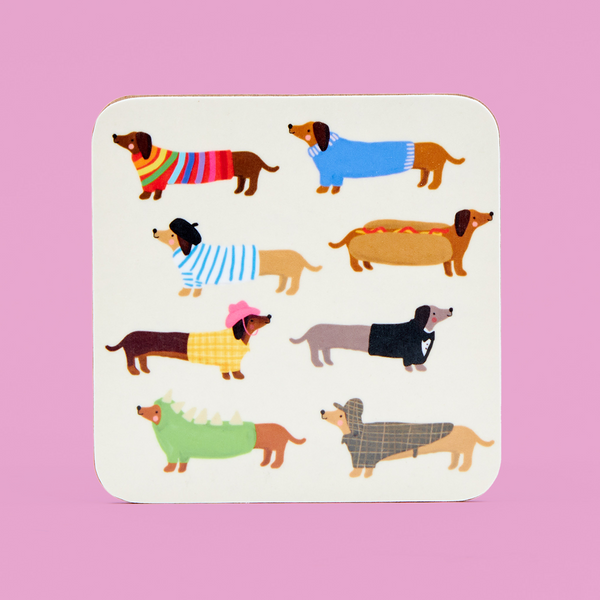 Sausage Dogs Coaster