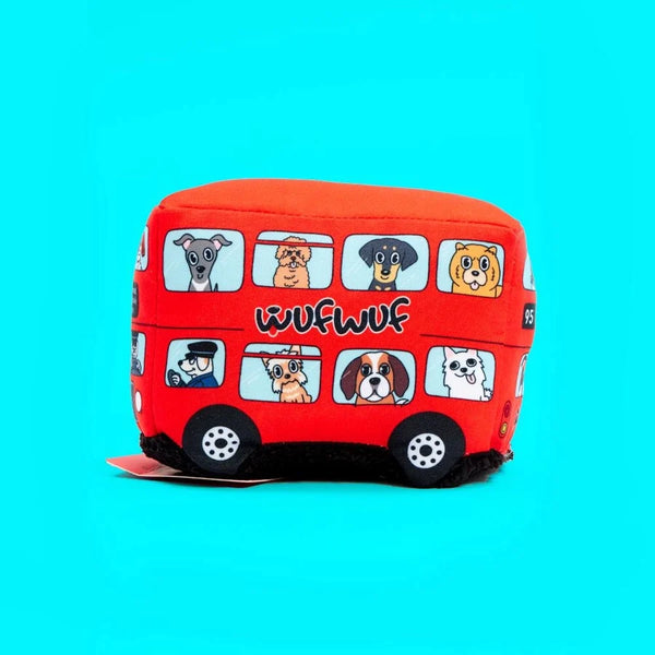 Red Bus Pet Toy