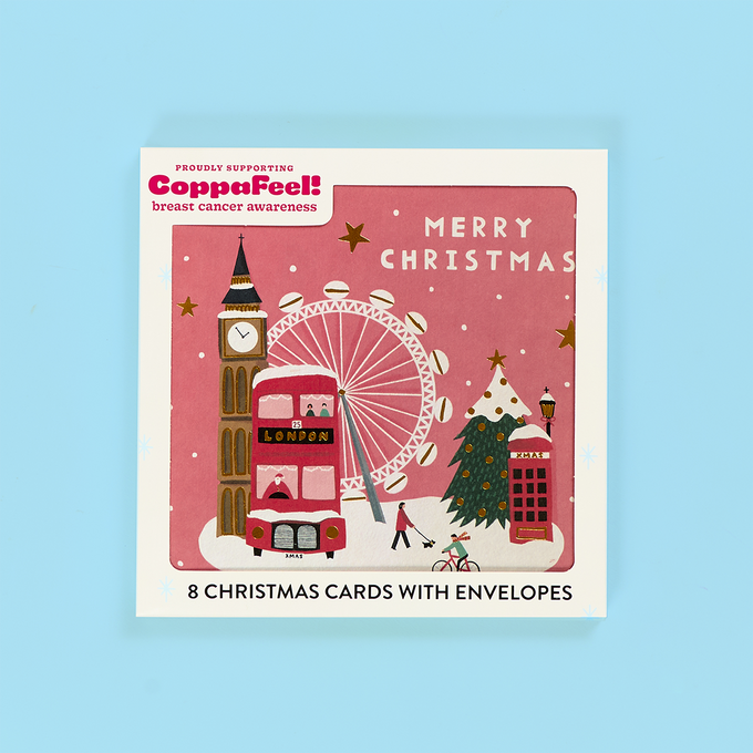 London Christmas Scene Charity Card Pack