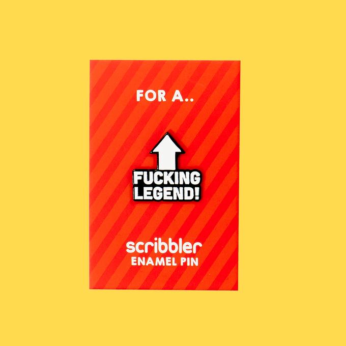 F*cking Legend Pin Badge
