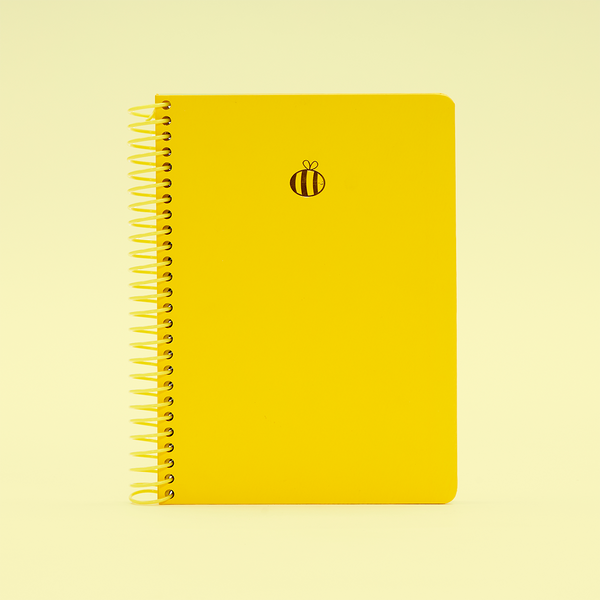 A5 Bee Icon Ringbound Notebook