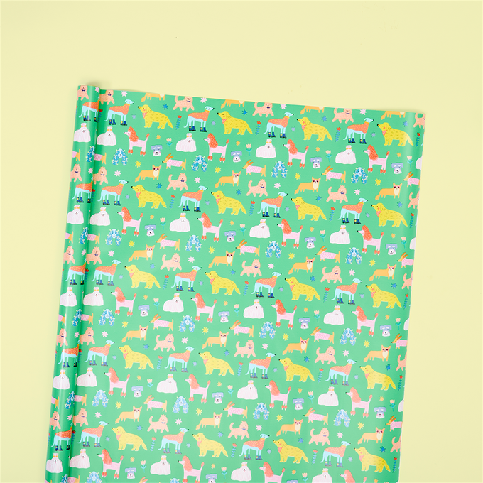 Rainbow Dogs Roll Wrap