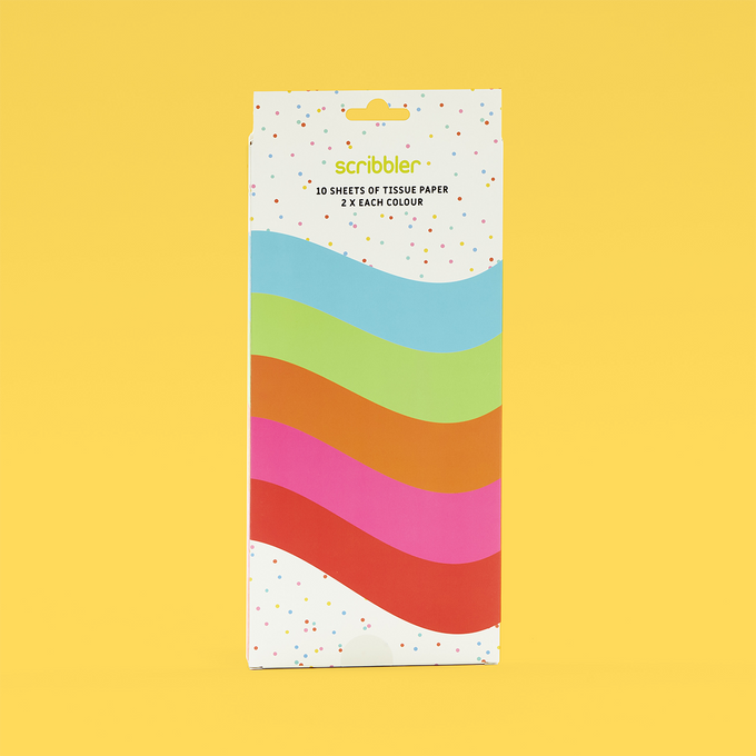 Jumbo Rainbow Tissue Paper Pack