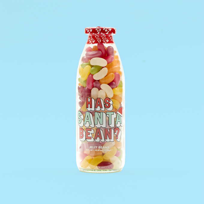 Has Santa Bean Jelly Bean Bottle
