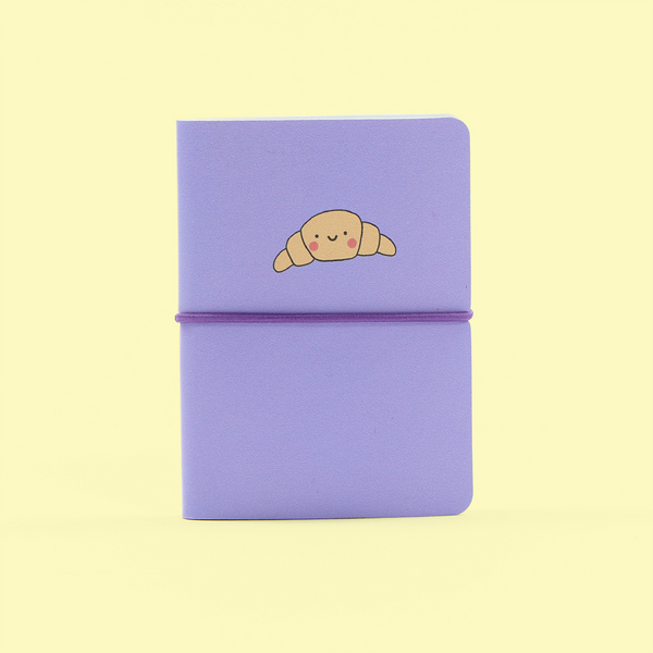 A7 Mini Lilac Croissant Notebook