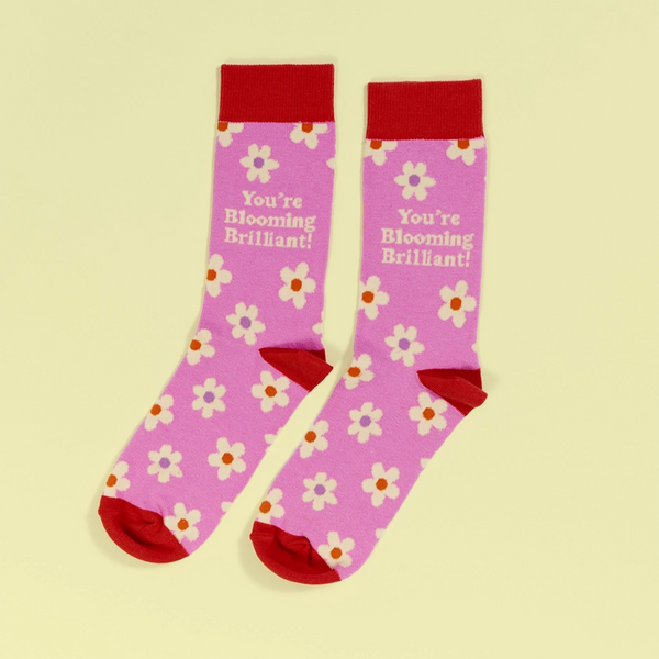 You're Blooming Brilliant Socks