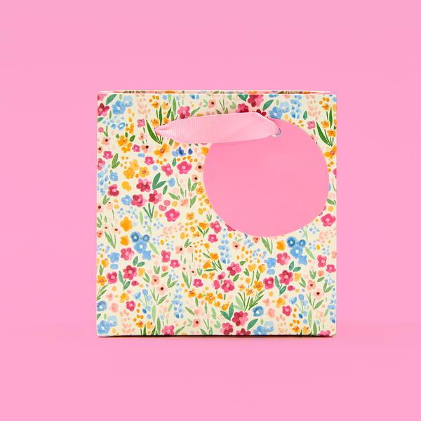 Watercolour Floral Small Gift Bag