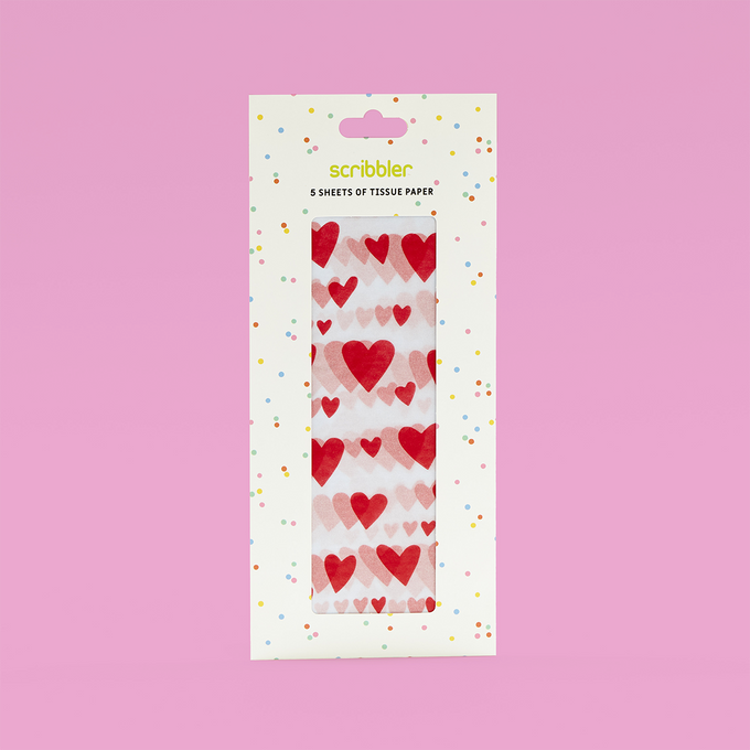 Heart Print Tissue Paper