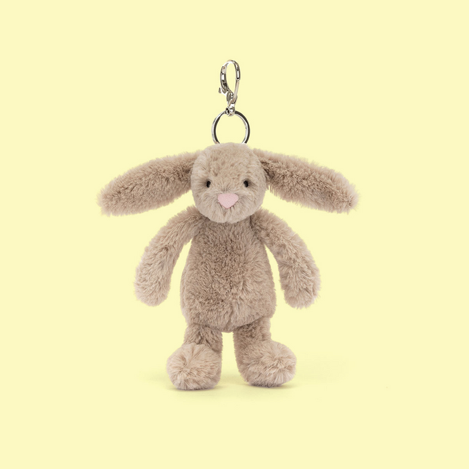 Jellycat Bashful Beige Bunny Bag Charm