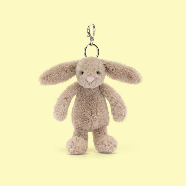 Jellycat Bashful Beige Bunny Bag Charm
