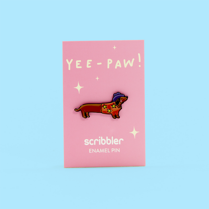 Yeepaw Dachshund Pin Badge