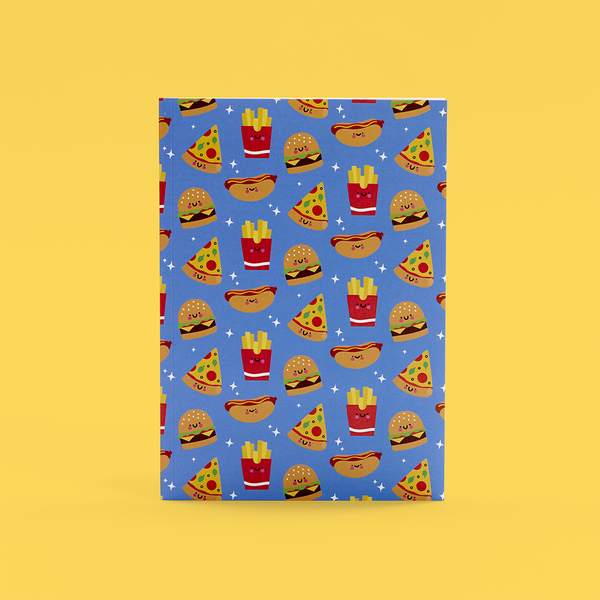 A5 Junk Food Friends Notebook