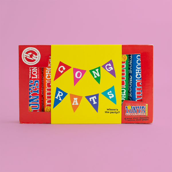Congrats Tony's Chocolonely Selection Pack