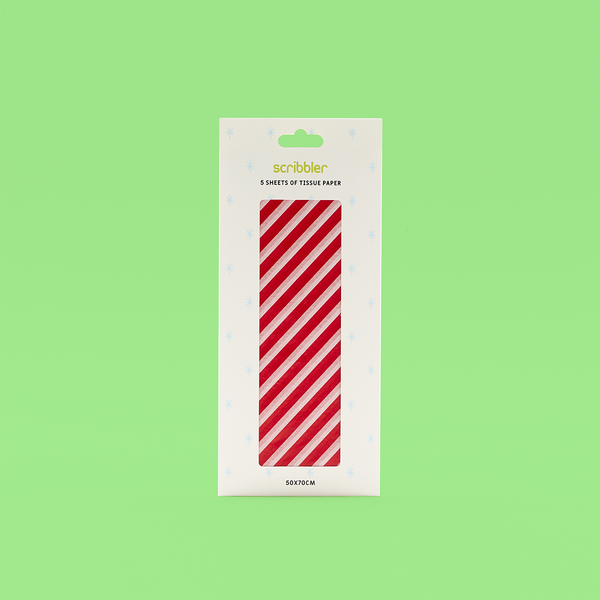 Candy Cane Stripe Tissue Paper