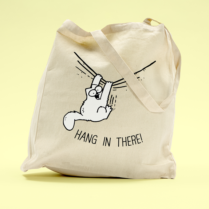 Simon's Cat Hang In There Tote Bag