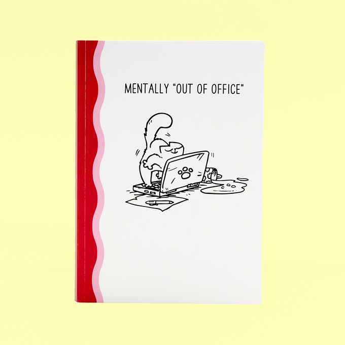 Simon's Cat OOO A5 Notebook
