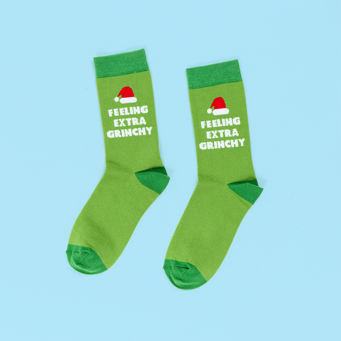 Feeling Extra Grinchy Socks