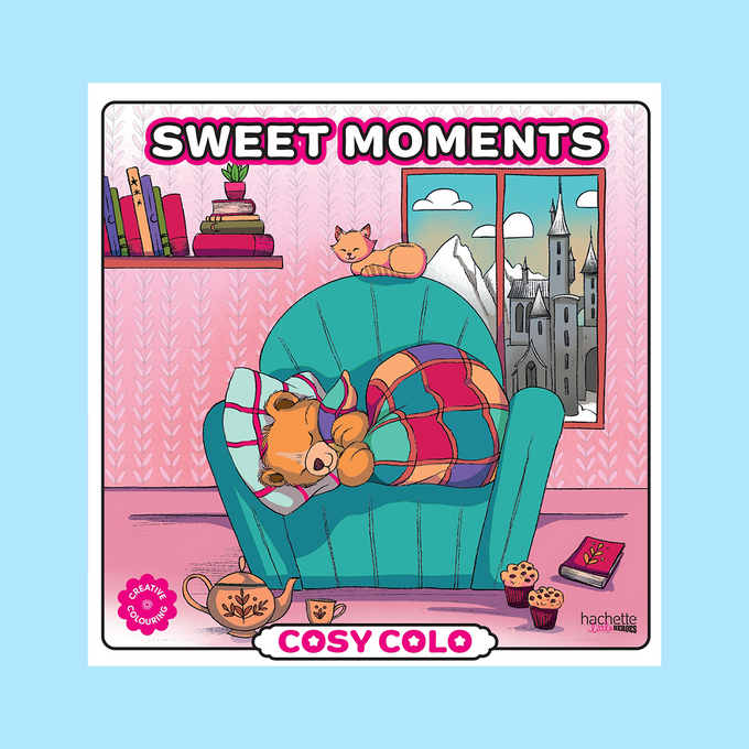 Sweet Moments Cosy Colouring Book
