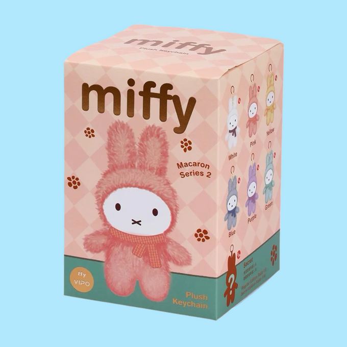Miffy Plush Keychain Macaron Series 2