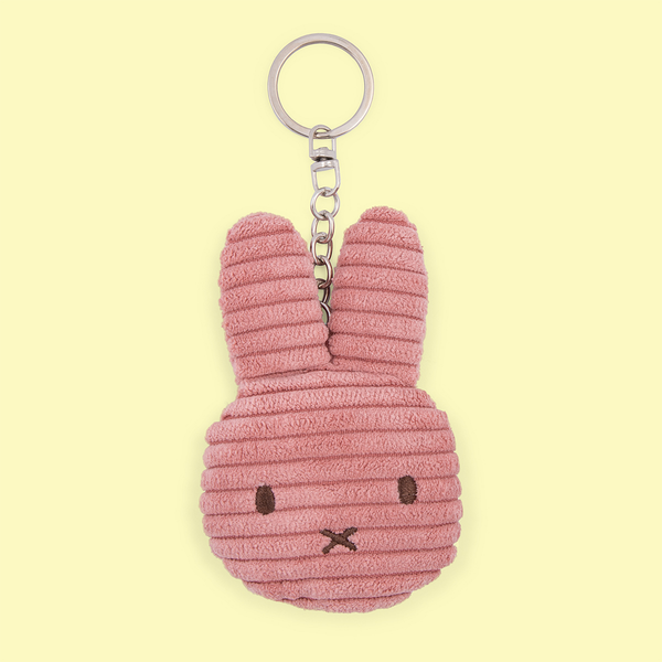 Miffy Flat Cord ECO Keyring Dusty Rose