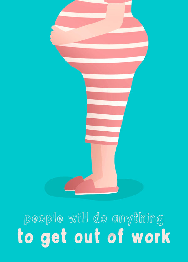 Funny New Baby / Maternity Leave Card