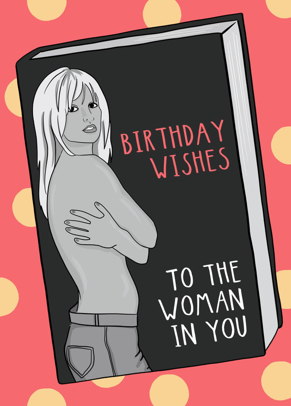 Britney Spears Memoir Parody Card