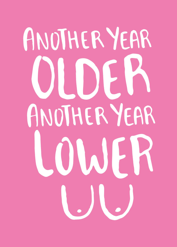 Another Year Older, Another Year Lower Card