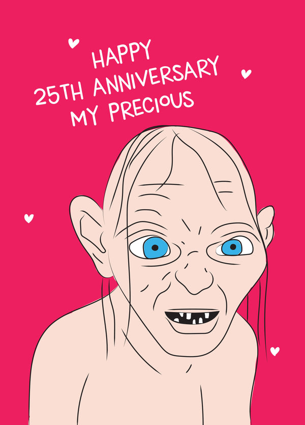 Happy 25th Anniversary My Precious Card