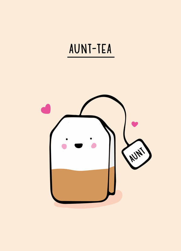 Aunt-Tea Birthday Card