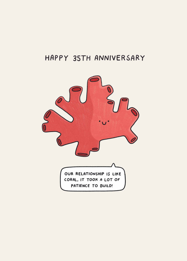 Our Relationship Is Like Coral Card