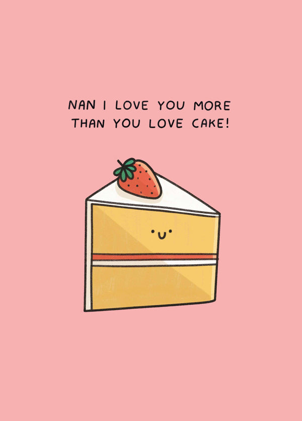Nan I Love You Card