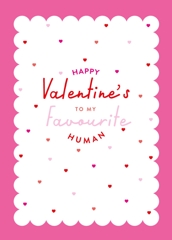 Favourite Human Valentine's Card
