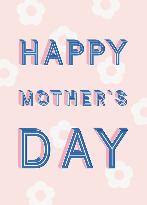 Bold Type Mother's Day Card