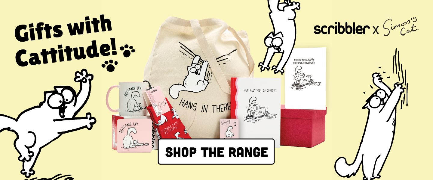 Gifts with Cattitude! Shop Simon's Cat!