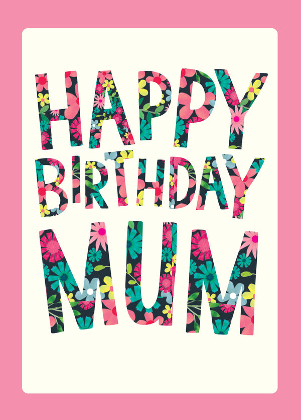 Happy Birthday Mum Card