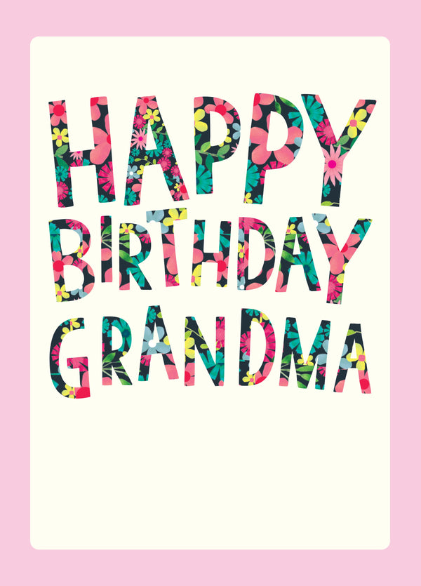 Happy Birthday Grandma Card