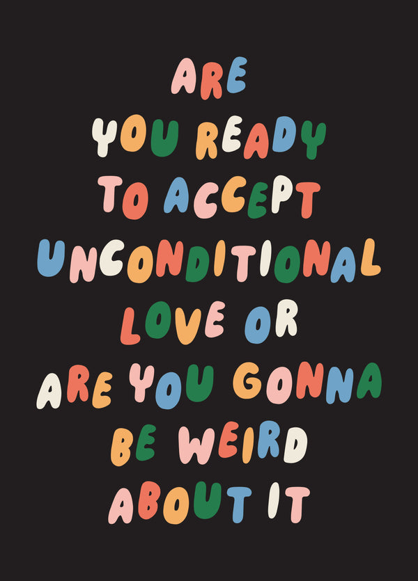 Unconditional Love Card