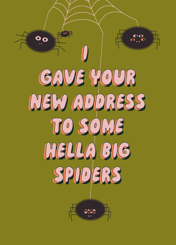 Spiders New Home