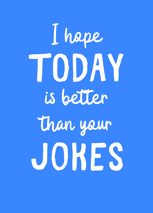 Shit Jokes Card