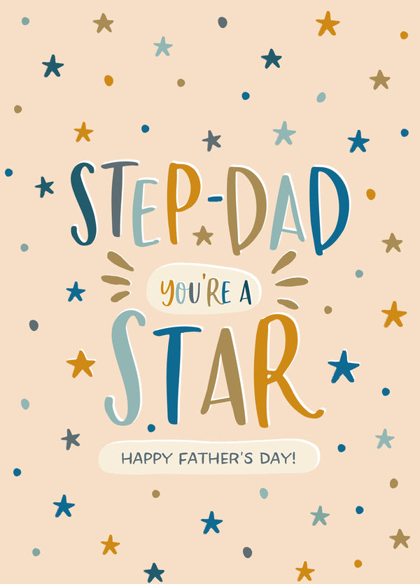 Step-Dad You're A Star! Card