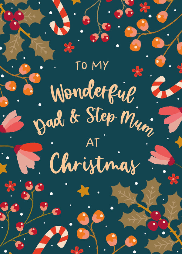 Merry Christmas Dad & Step Mum