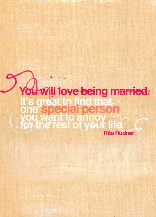 Love Being Married Card