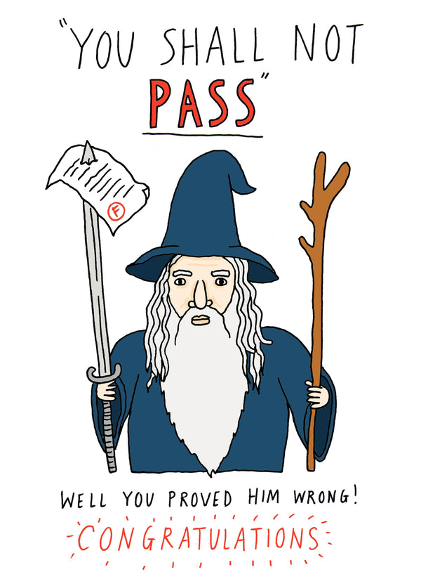 Shall Not Pass Card