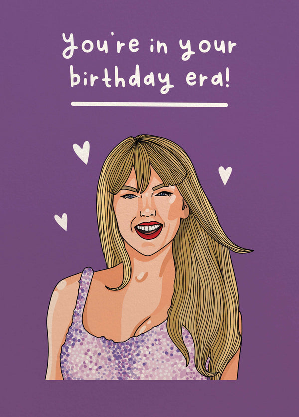 Taylor Swift Birthday Era Card