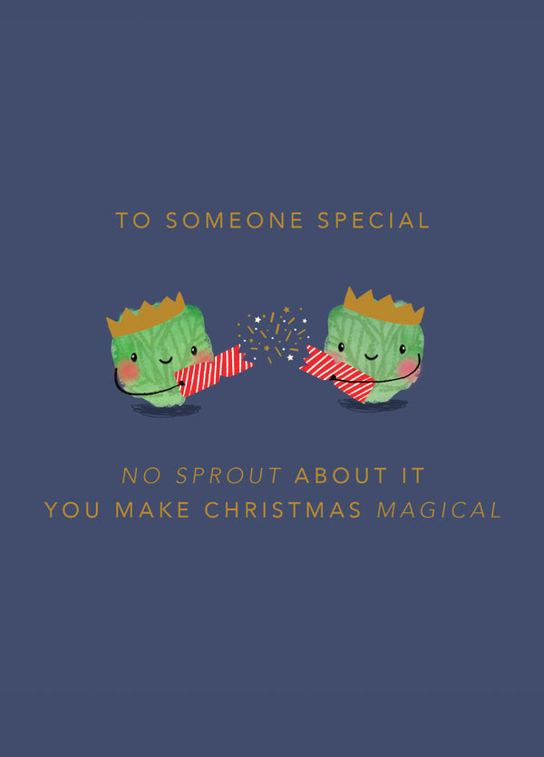 Special Someone Sprouts Christmas Card