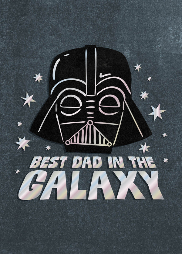 Darth Vader Best Dad In The Galaxy Card
