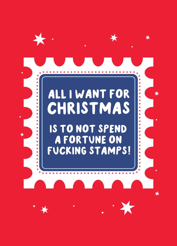 Cost Of Stamps Christmas Card
