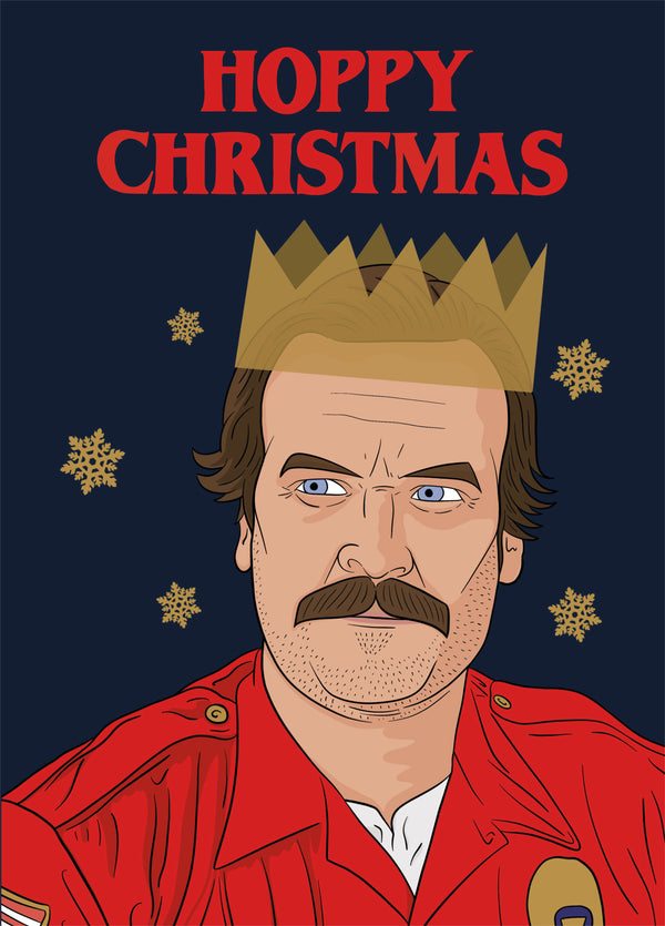 Stranger Things Hoppy Christmas Card